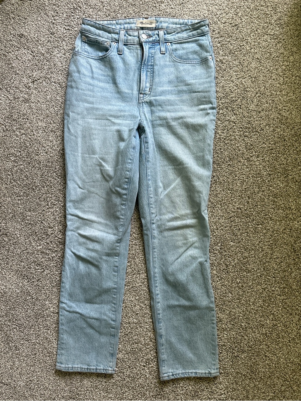 Madewell Light Blue Straight-Leg Women’s Jeans